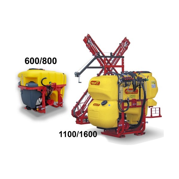 Pulverizador Suspendido MIXER (600-800-1100-1300-1600) BDX (12-15m)